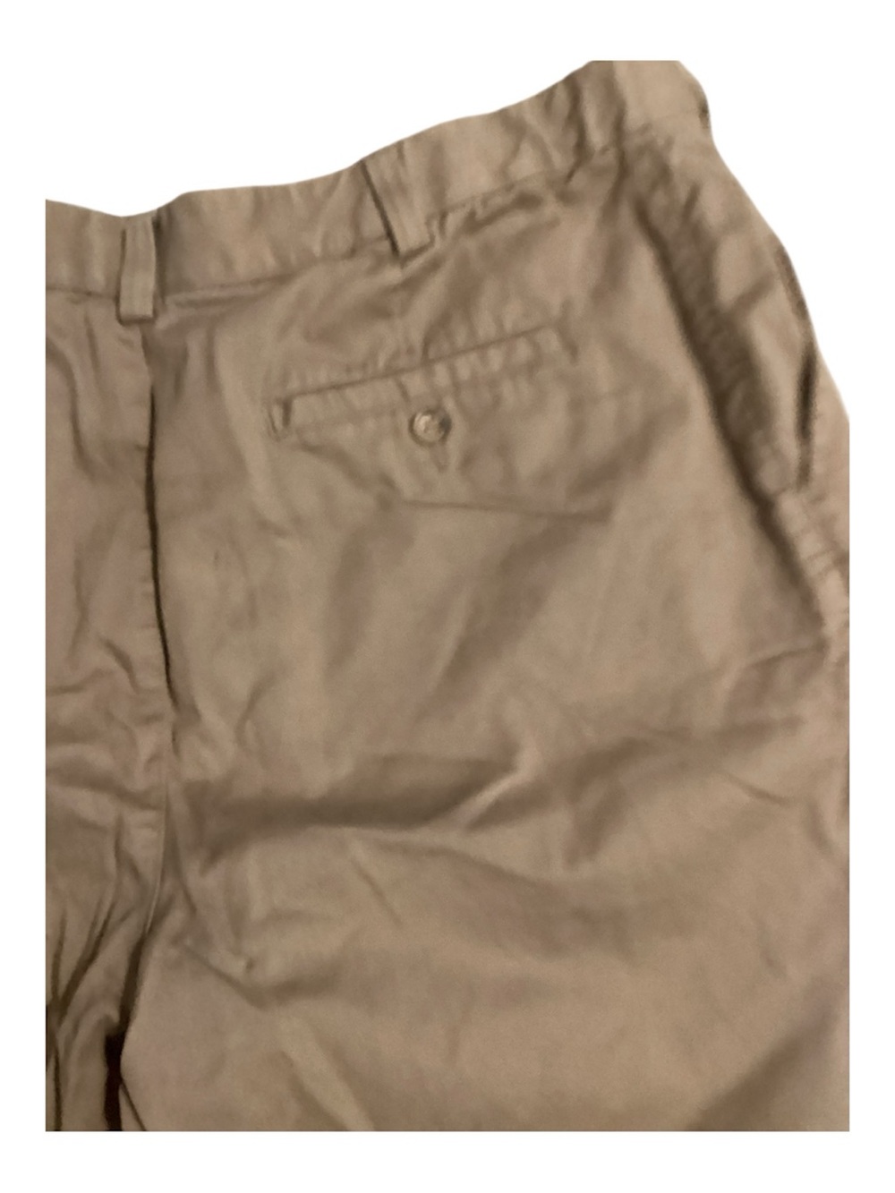 Geoffrey Beene Men's Tan Flat-Front Shorts - Picture 5 of 11
